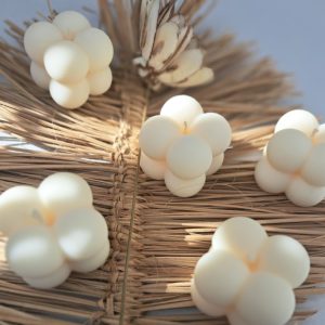 Naturalne swieczki sojowe mini Bubble na podziekowanie dla gosci handmade - AtmosHome.pl