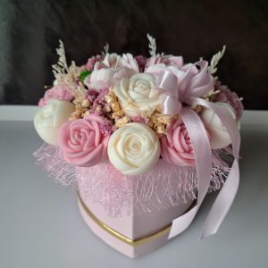 Candle Flower Box - Bukiety ze Świec