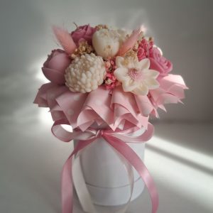 Candle Flower Box ze Świec Sojowych Zapachowych - Kwiaty