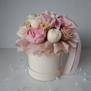 Candle Flower Box - Bukiet ze Świec Sojowych Zapachowych - Kwiaty V
