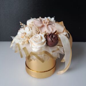 Candle Flower Box - Bukiet ze Świec Sojowych Zapachowych - Kwiaty II